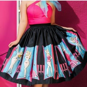 Pinup girl & Micheline Pitt Burlesque Dancer Skirt
